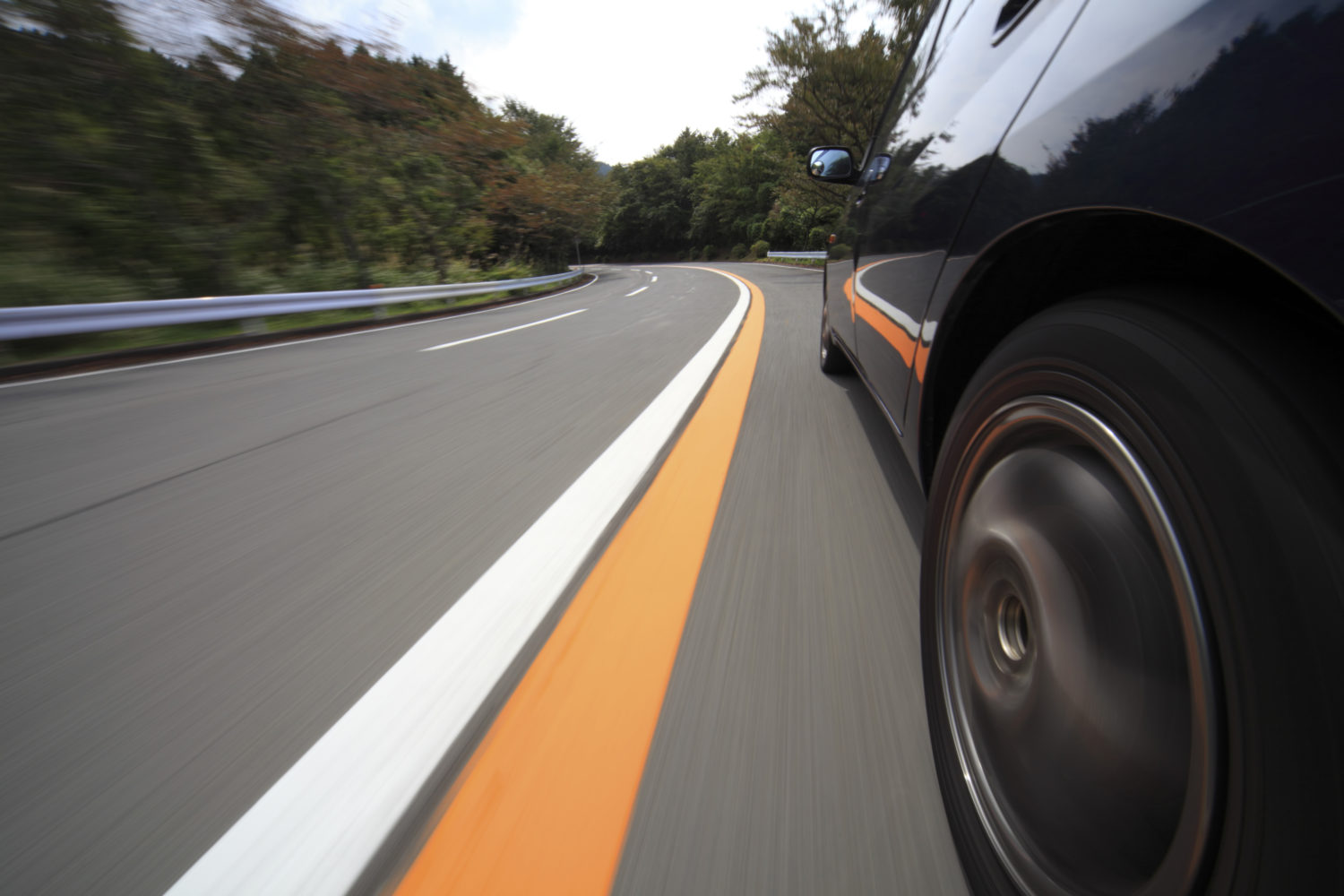 Sideview of Car on Road