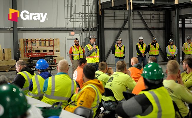 Clemens Food Group and Gray Construction Celebrate 1 Mil Safe Hours | Gray