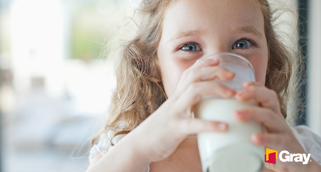Dairy Industry Little Girl