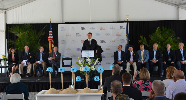 More Than a Bakery Groundbreaking in Versailles